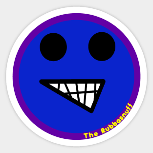 Blue Smiley Guy Sticker